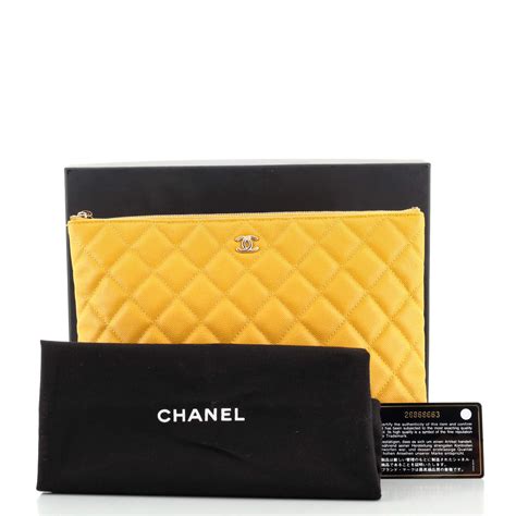 chanel medium o case price|Chanel clutch for sale.